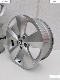 Org Škoda Kodiaq 6,5X17 ET38 5X112 Silber 1225 - 4