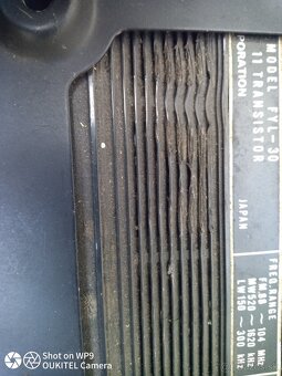 Autorádio SHARP model FYL 30,Rok výroby 1968 - 4