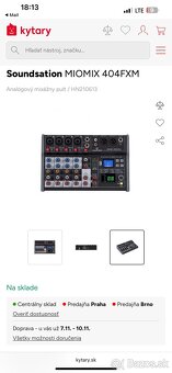 Mixazny pult soundsation MIOMIX - 4