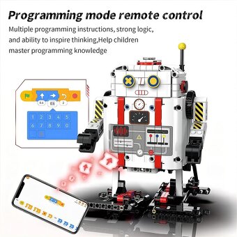 Programovatelná RC stavebnice (robot) - 475 dílků - 4