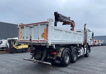 DAF CF460 Trojstranný sklapač s hydraulickou rukou EURO6 - 4