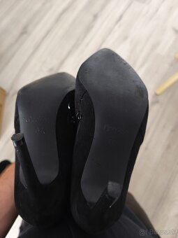 Zimné topánky na vysokom opätku 10 CM so zipsom - 4
