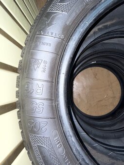 Zimné pneu 205/55R16viem aj prezuť - 4