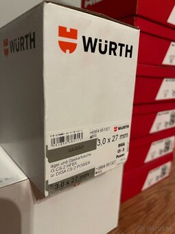 Klince do betónu HILTI , WURTH - 4