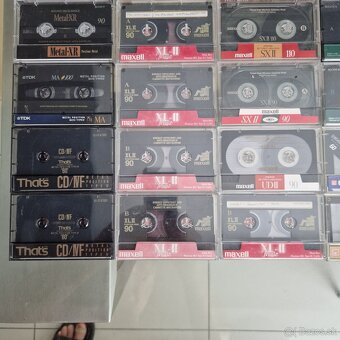 SONY,TDK, THATS,MAXELL,BASF, SKC...metal,chróm kazety... - 4