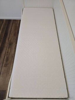IKEA HEMNES rozkladacia postel s 3 zásuvkami + matrac - 4