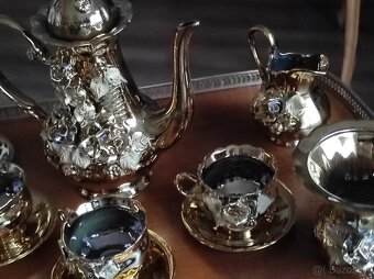 Starý kávový čajový servis porcelan - 4