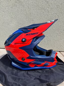 KENNY prilba TRACK KID 23 detská neon red - M - 4