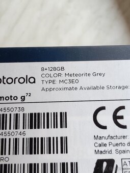Motorola G72 čierny, 8GB /128GB - 4