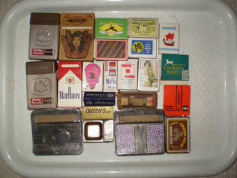 plynové zapaľovače kovové a tabatierky - 4