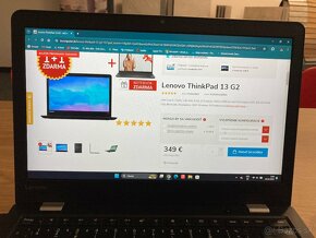 ThinkPad Lenovo 13 G2 Legálny Windows 11 8 GB RAM 256 GB SSD - 4