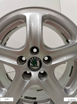 Original Skoda Octavia alu disky 5x100 R15 6x15 ET38 1222 - 4
