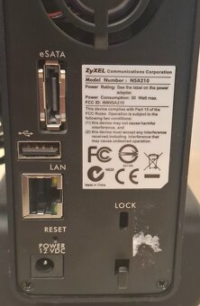ZyXEL NSA210 sieťové úložisko bez HDD - 4