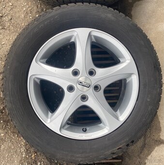 5x112 R16 6,5J ET45 CMS C12 + 215/60 R16 zimné - 4