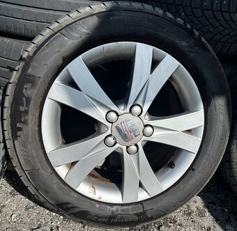 16ky 5 x 112, 6,5 mm letné pneu 215/55/16,VW,Audi,Škoda,Seat - 4