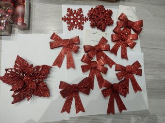 Vianočné ozdoby ČERVENÉ - 4