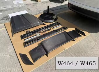 Mercedes G Brabus doplnky kapota led rampa krídlo spoiler - 4