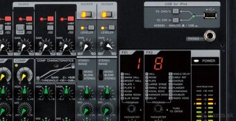 Yamaha mix MGP12X, analóg, 2x echo FX1, FX2, kompresory - 4