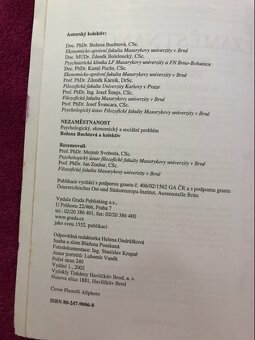 Nezaměstnanost psychologický, ekonomický, sociální problém - 4