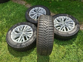 16" ALU 5x112 orig VW a iné + zimné 215/60 r16 do 8,5mm - 4