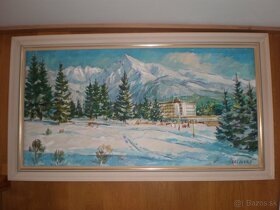 Obraz, olejomaľba Tatranské Matliare - 4