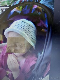 Dievčenská čiapočka a klobúčik - HAND MADE - 4