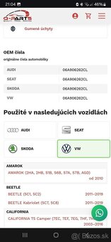 Lambda sonda zadná - VW, Škoda, Seat, Audi - 4