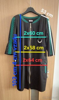 Šaty na zips Midori č. 44 - 4