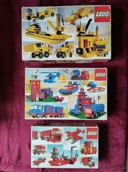 3x LEGO BASIC - 722 733 744 - LEN KRABICE - 4