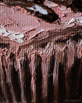 Zátišie s cupcake - tradičná olejomaľba - 4