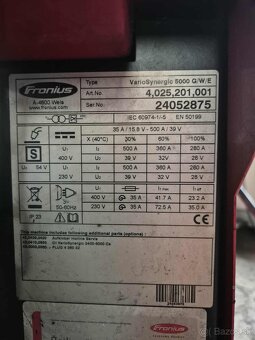 CO2 zváračka Fronius Vario Sinergic 5000 AVG - 4