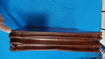 Pánska kožená taška- nová - 4