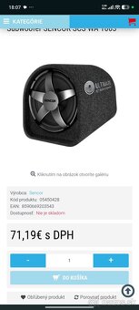 Subwoofer  Sencor SCS WA 1003 - 4