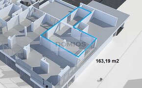 Klimatizovaný kancel. celok (163,19 m2, parking, KE-St.m.) - 4