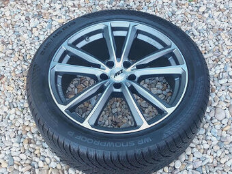 4x obute alu AEZ 5x112 R19 J-8 ET 39 pneu m+s 245/45 r19 - 4