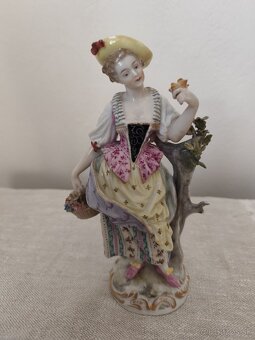 Passau žena nemecko porcelánová soška - 4