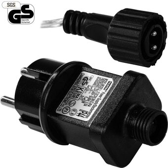 Vianočné osvetlenie - svetelný dážď 5 m, 200 LED - 4