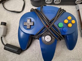 Nintendo 64 konzola N64 plus zdroj, ovládač a 1x hra. - 4
