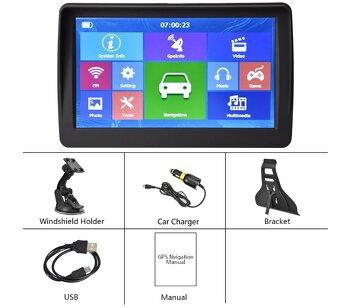 GPS 7",TIR 2025,256+16GB,WIN CE 6.0,IGO PRIMO SK - 4