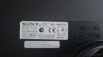 LCD TV SONY BRAVIA KDL-40EX720 - 4