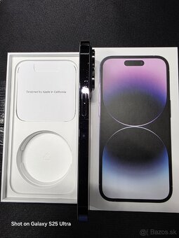 Fialový iPhone 14pro VO VELMI PEKNOM STAVE - 4