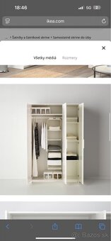 Ikea brimmes skriňa - 4