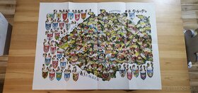 Československo z ptačí perspektivy, Kreslená mapa, Kubašta - 4