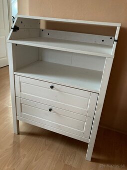 Biela komoda na prebaľovanie IKEA SUNDVIK - 4