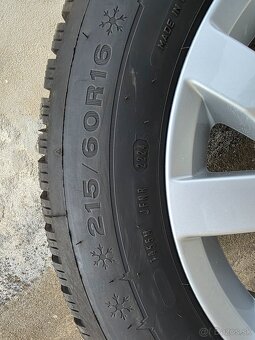 elektrony Volkswagen 16" 5x112 zimné 215/60 R16 - 4