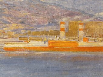 Obraz Eduard Adrian Dussek, Messina olej na plátně 72x103 - 4