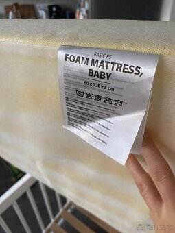 Posteľ s matracom 120x60 - 4