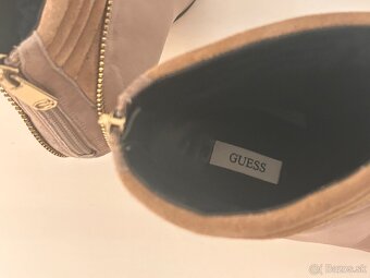 Bezove clenkove cizmy Guess - 4