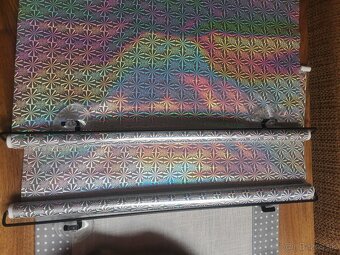 3 x okenné fólie 125 cm x 50 cm strieborné - 4