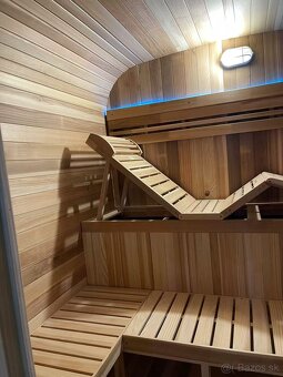 Luxusní Fínska sauna z cedru pro 4-6 osob - 4